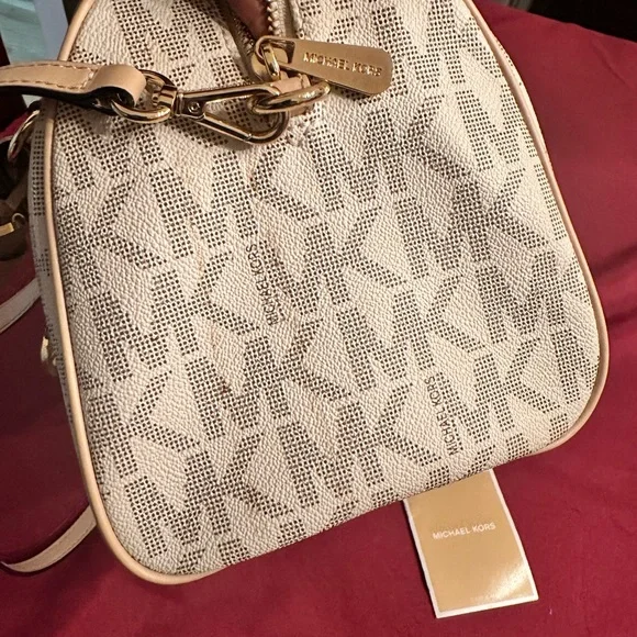 Retro Michael Kors Medium Vanilla Grayson Satchel - Picture 2 of 10